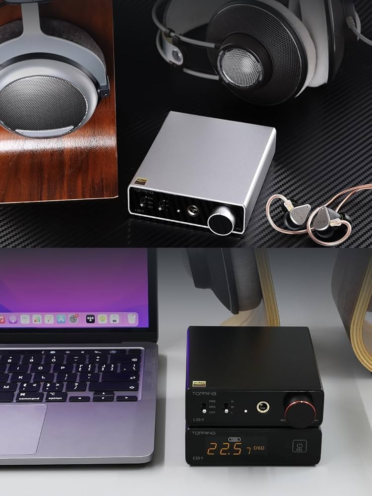 Amazon.com: TOPPING L30 II NFCA Headphone Amplifier, 0.3uV Ultra