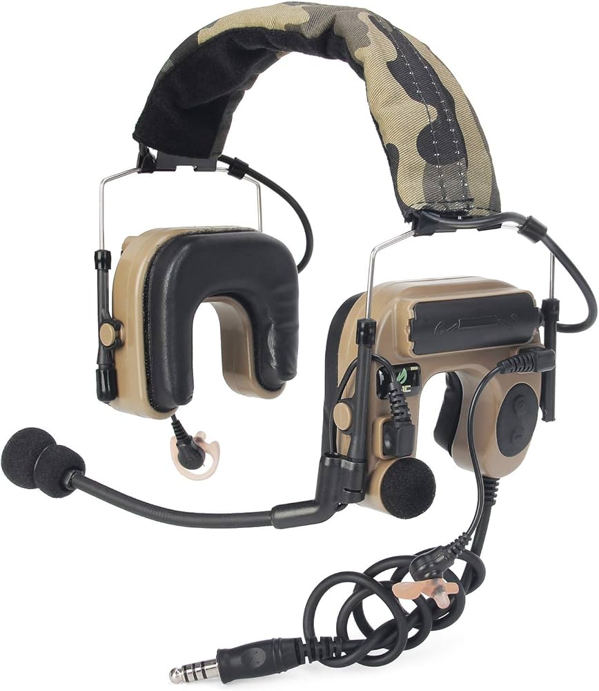Amazon.co.jp: ZTAC Comta-IVタクティカルヘッドセット、インイヤー型