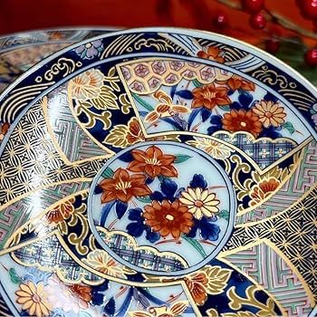 古伊万里文】古伊万里の伝統 名窯 有田古伊万里文 染錦金ミル菖蒲文