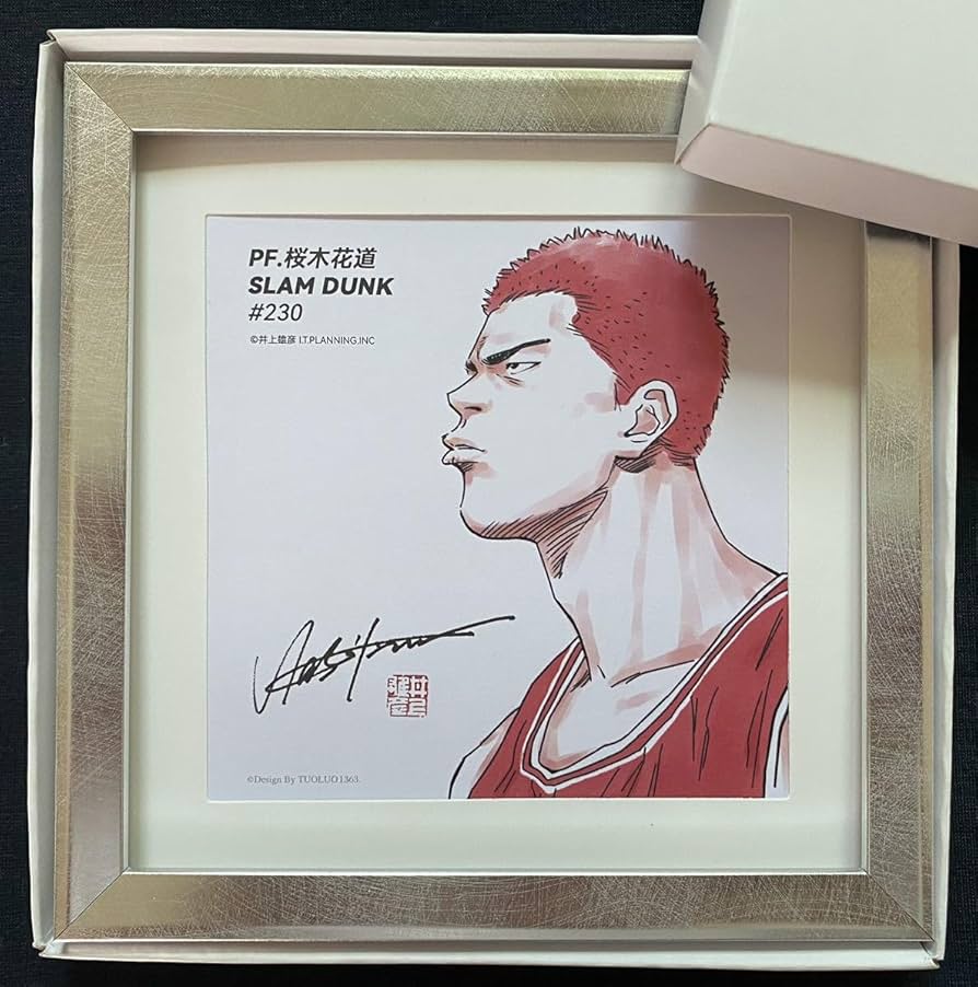 セル画 SLAMDUNK 背景付 桜木花道 当時物 セル画 SLAMDUNK 背景付 桜木花道