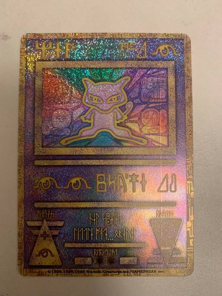 PSA9 古代ミュウ 旧裏 前期 エラー版 販売 PSA9】古代ミュウ エラー