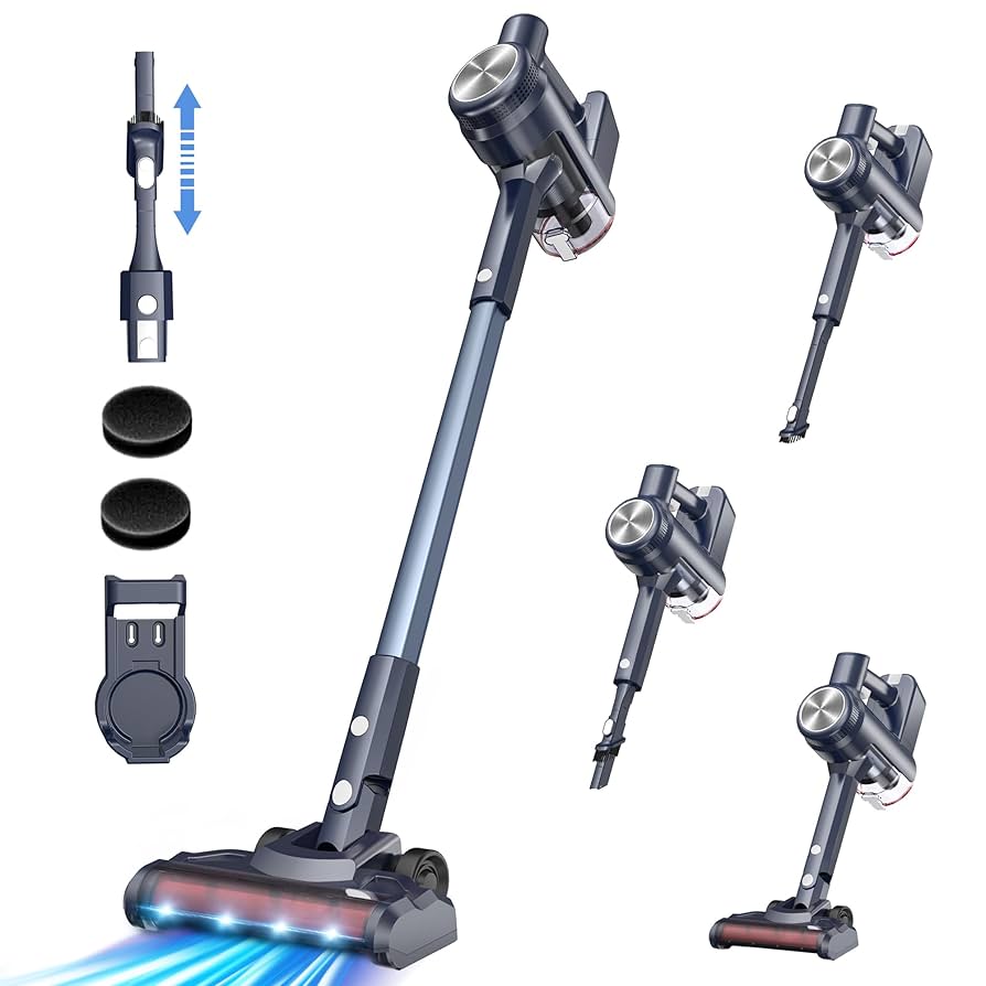 掃除機 水拭き コードレス掃除機 45000Pa 強力吸引