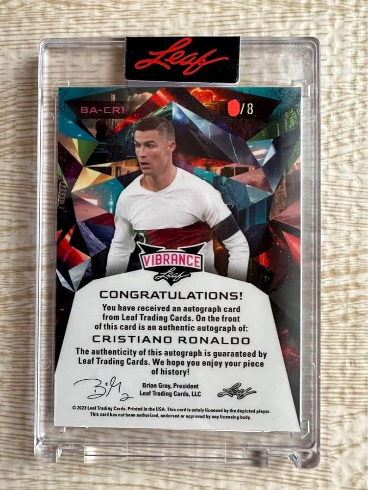 ブラジルロナウド直筆サインカード 2025年最新】ブラジル ロナウド