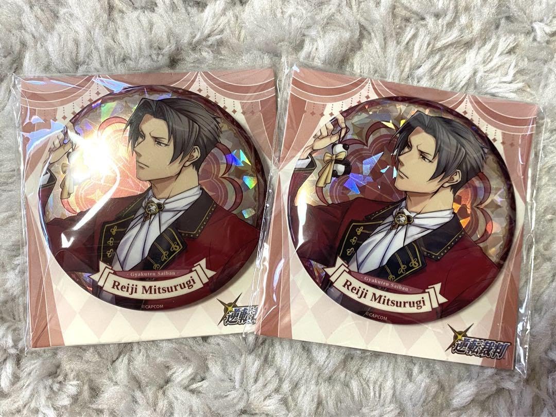 逆転裁判 15周年記念 缶バッジセット C D 逆転裁判 15周年記念 缶バッジ