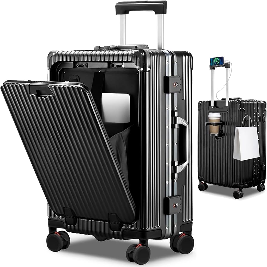 Amazon.co.jp: [HAIKUSOUBI] スーツケース キャリーケース アルミ