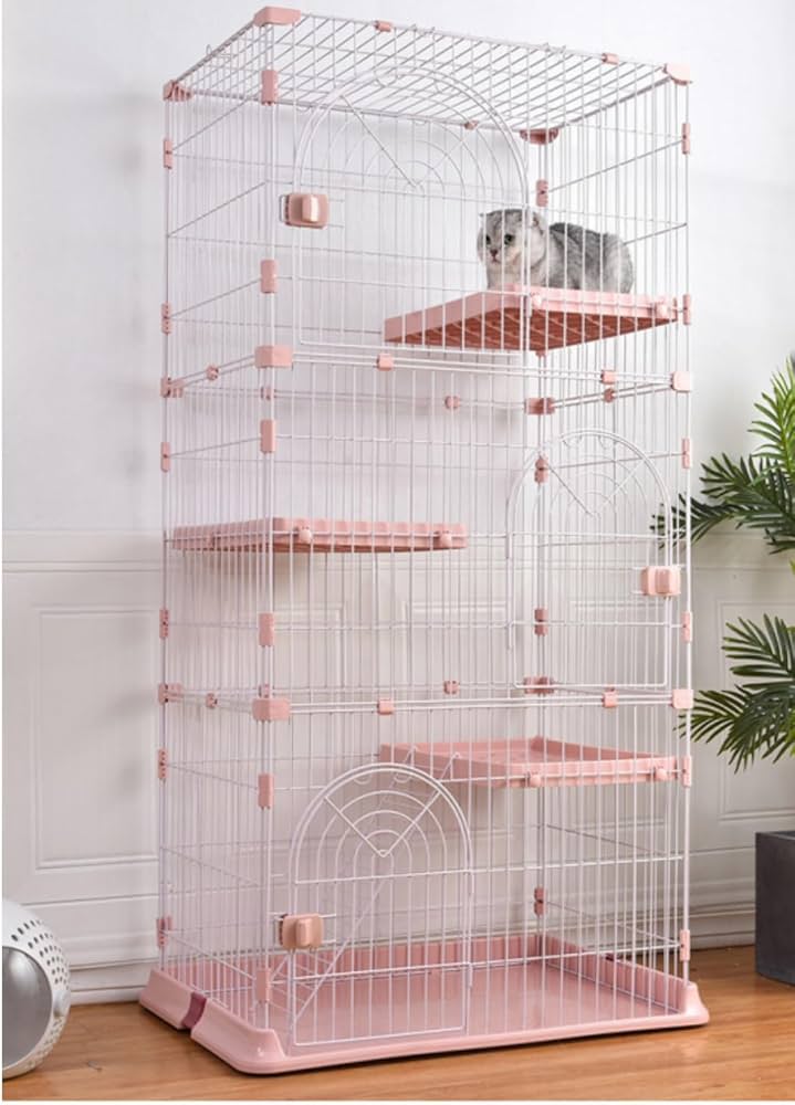 Amazon.co.jp: おしゃれ 猫 ケージ キャットケージ 3段 猫ゲージ