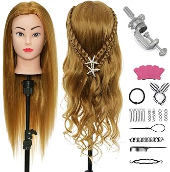 Amazon.co.jp: Neverland Beauty ヘアマネキン 練習用 頭囲24