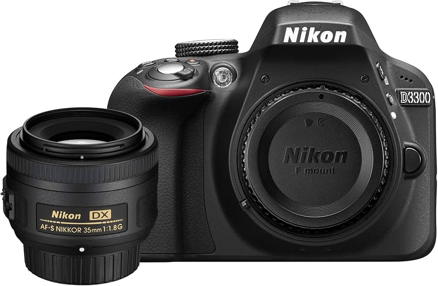 Amazon.com : Nikon D3300 DSLR Body (Black) w/ 35mm F/1.8G