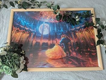 Disney ディズニー 美女と野獣 ジグソーパズル 1000ピース フレーム付