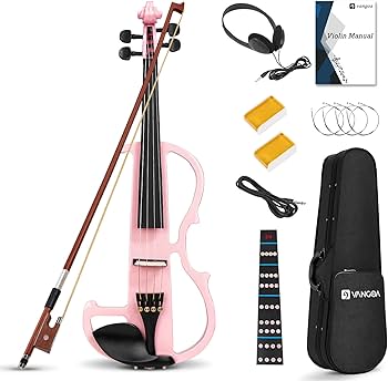 M2426-166-128】エレキヴァイオリン 4/4 初心者入門セット2025年最新