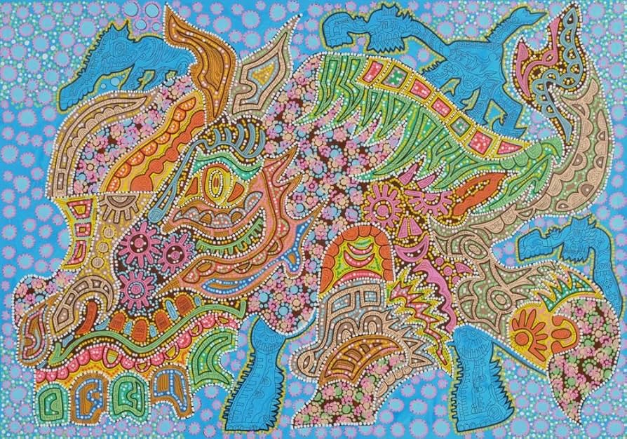 瞑想アート抽象画、額縁無し3枚組 Amazon.co.jp: 横山泰三 楽しい