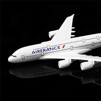 Amazon.com: 24-Hours Air France A380 Solid Alloy Metal Model