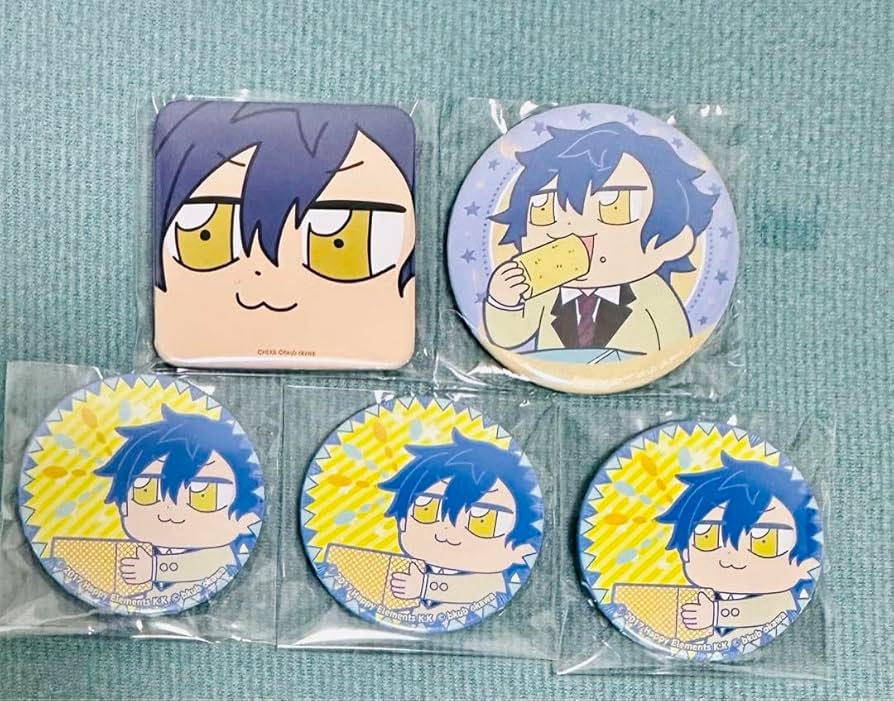 Amazon.co.jp: 漣ジュン ぶくスタ 缶バッジ スクエア FACE缶 大川先生