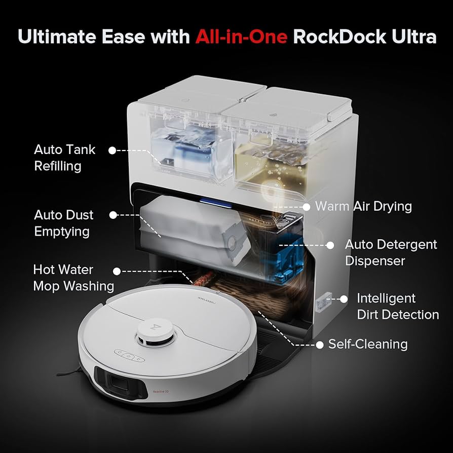 Amazon.com - roborock S8 Max Ultra Robot Vacuum and Mop, All-in