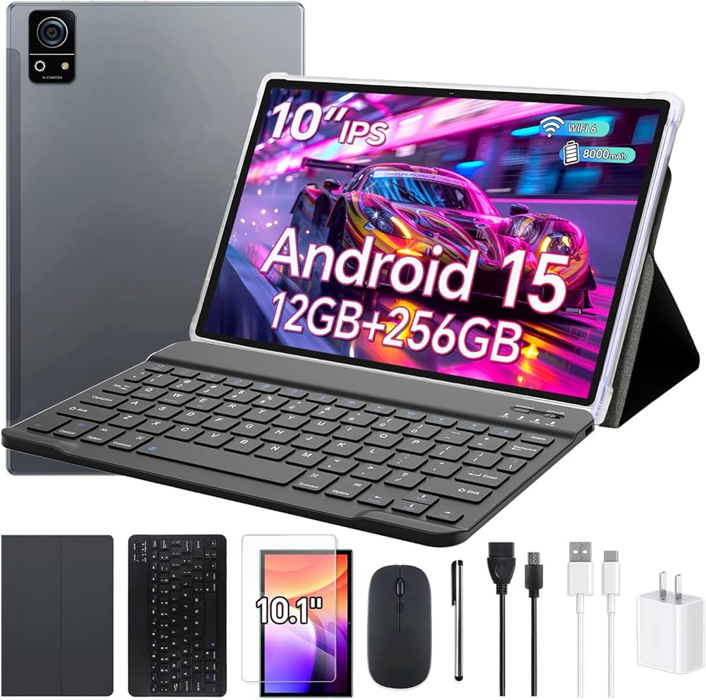 Amazon.co.jp: 10インチアンドロイド15タブレットWi-Fiモデル8000mA大