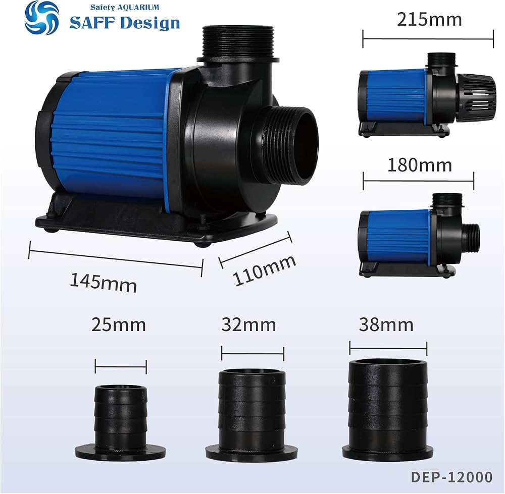 Amazon.co.jp: HSBAO DEP-12000 吐出量12000L/H (毎分200L) 揚程5m DC