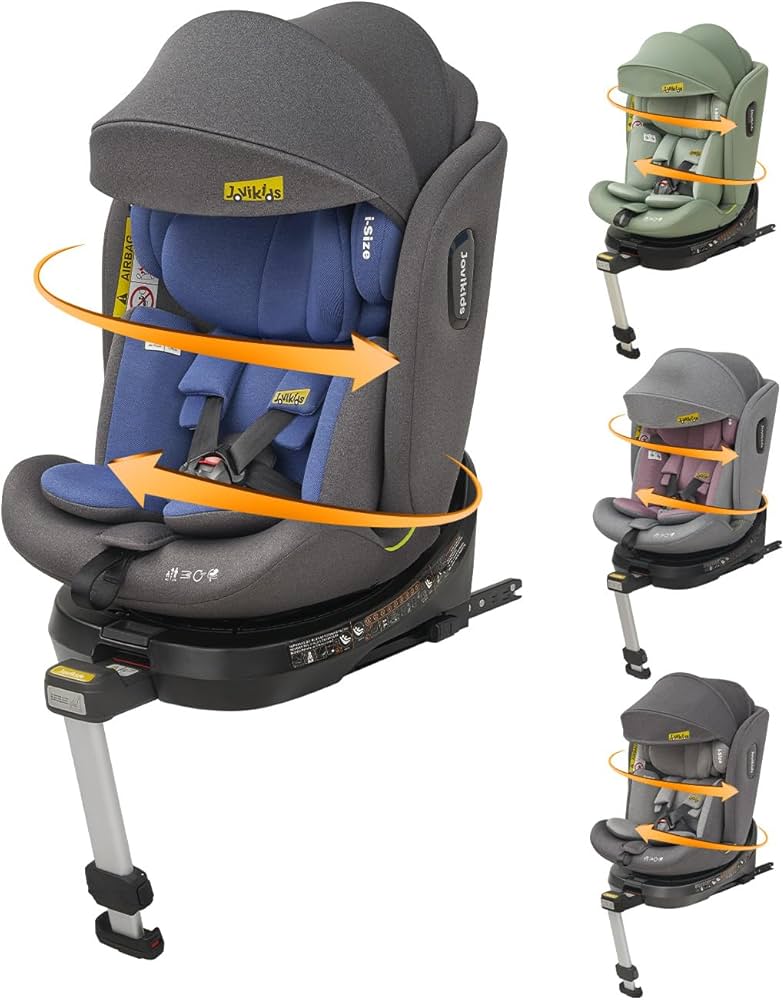 Amazon | Jovikids チャイルドシート ISOFIX、 360°回転式 i-Size R129