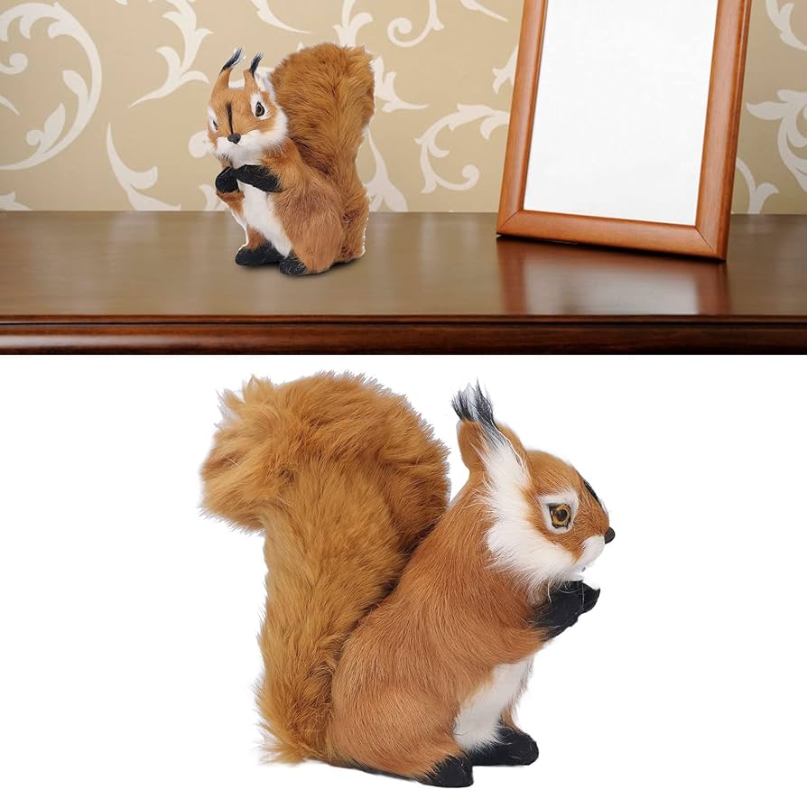 Amazon.co.jp: ANKROYU シミュレーションリス リスぬいぐるみ 大きな