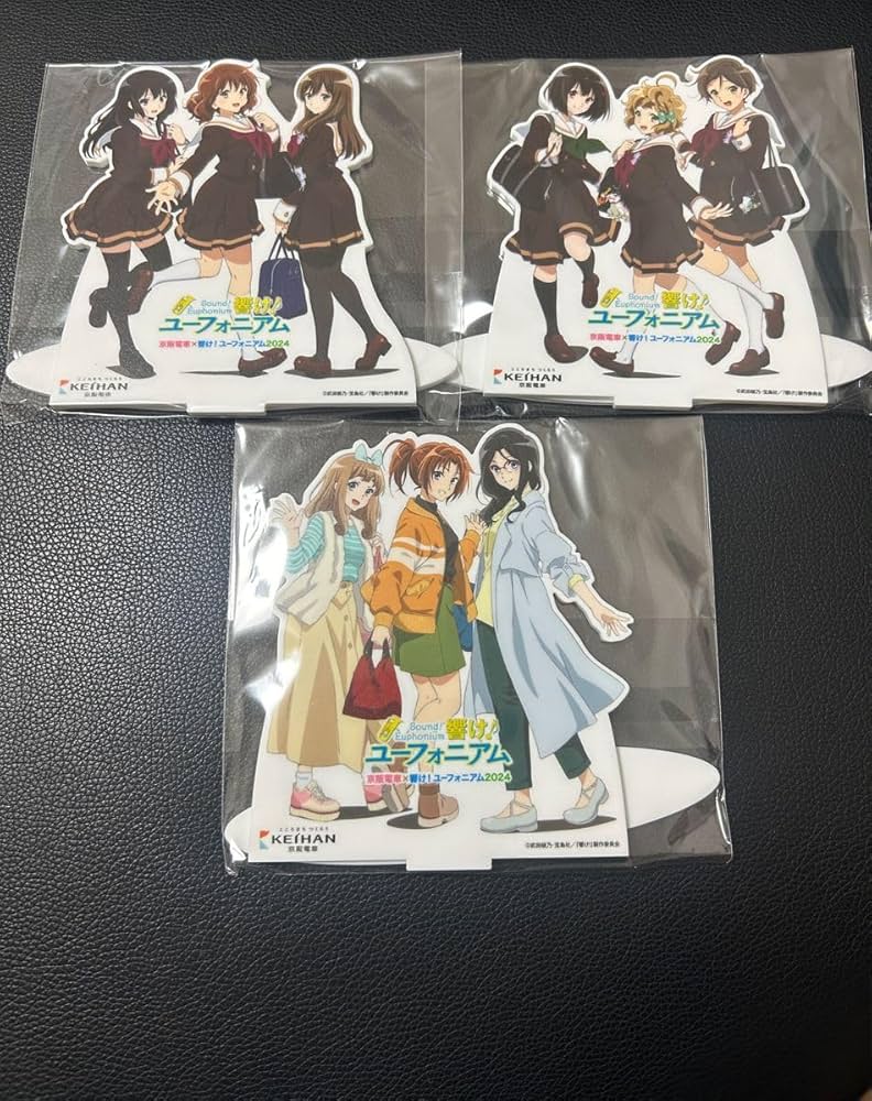 響け！ユーフォニアム 京阪電車コラボ ミニチュア等身大パネル