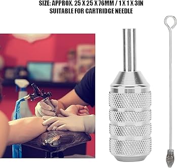 Amazon | タトゥーマシーングリップ アルミニウム合金カートリッジ