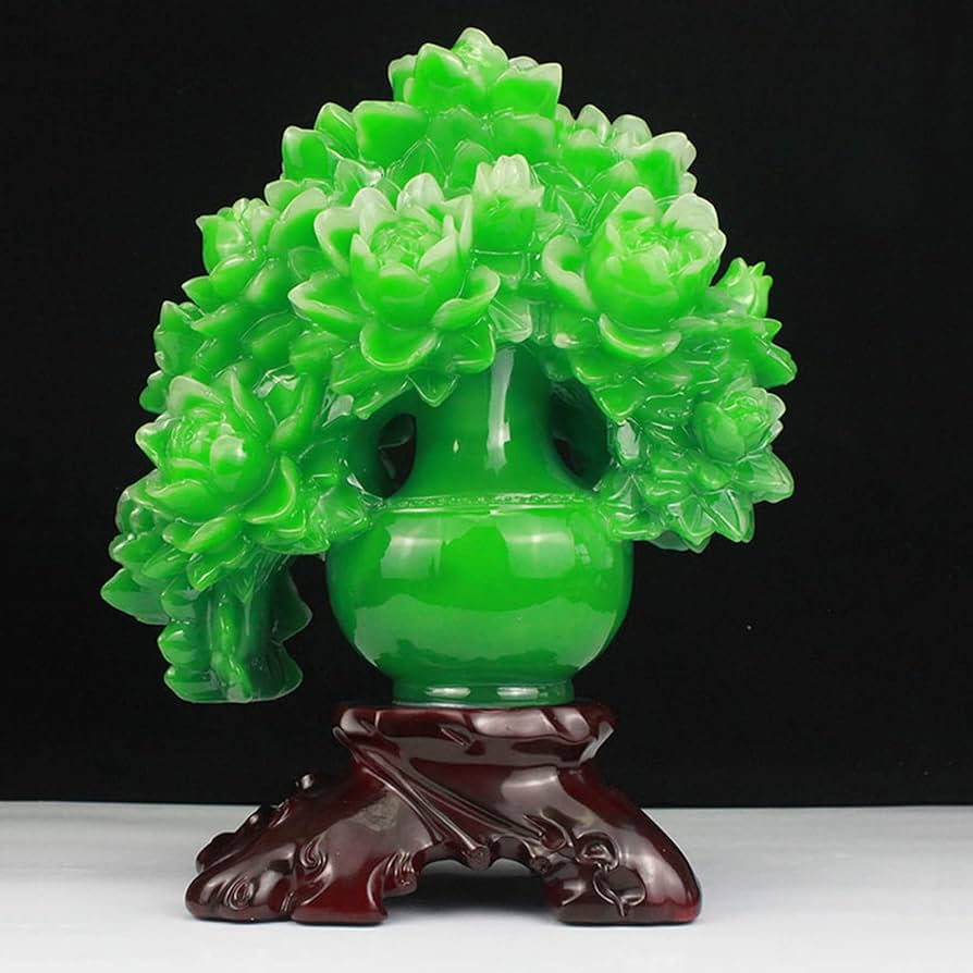 おすすめ！中国工芸品 牡丹の花置物 風水アイテム おすすめ！中国工芸