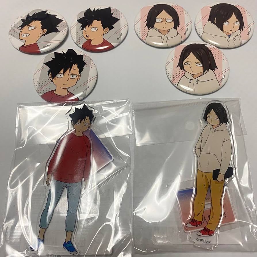 Amazon.co.jp: ハ イ キュ ー 幼少期 孤爪研磨 黒尾鉄朗 缶バッジ