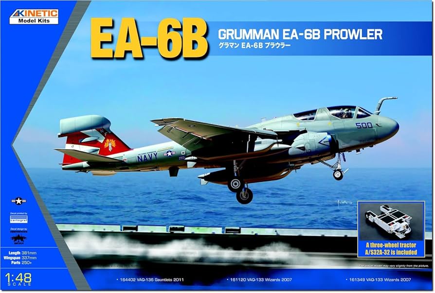 Amazon | キネティック 1/48 エアクラフト シリーズ グラマン EA-6B