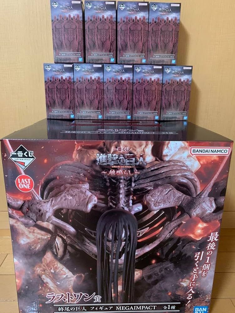 進撃の巨人一番くじラストワン賞B賞I賞9体