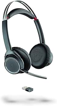 Amazon.com: Plantronics Voyager Focus Headset B825, No Stand