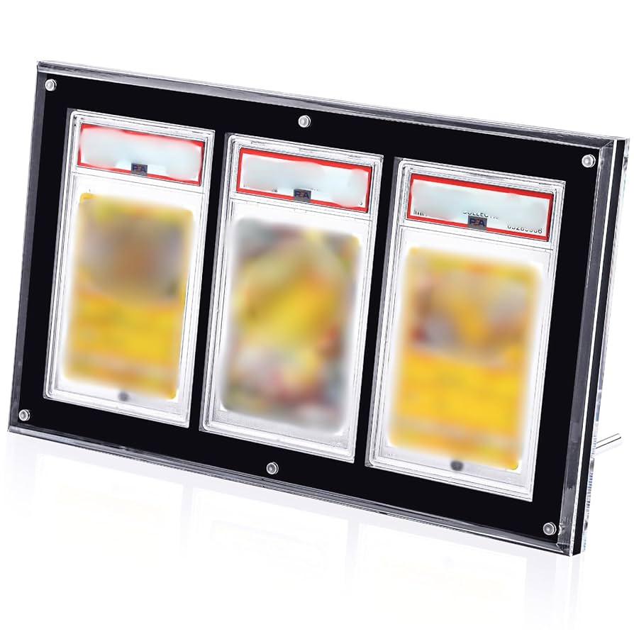 6セット】PSA鑑定専用 マグネットローダー ホルダー アクリルアルミ