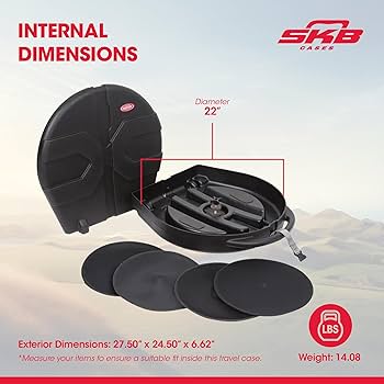 Amazon | SKB シンバル用ハードケース キャスター付き 1SKB-CV22W