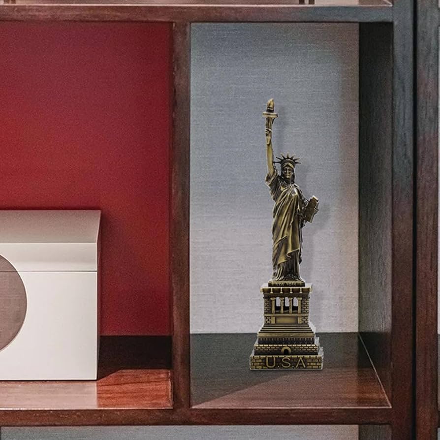 Amazon.co.jp: ブロンズニューヨーク自由の女神像モデル金属彫刻有名な