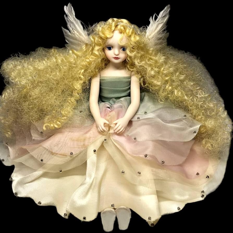 Amazon.co.jp: 若月まり子 虹の妖精人形 エルフィンフローリー ビスク