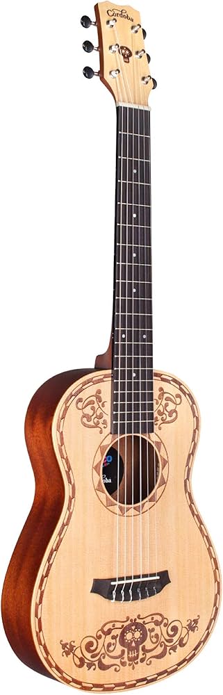 Amazon.com: Cordoba Guitars Coco x Cordoba Mini Guitar SP/MH W/B