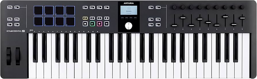 Amazon | Arturia KeyLab Essential 49 mk3 MIDI Controller with 49