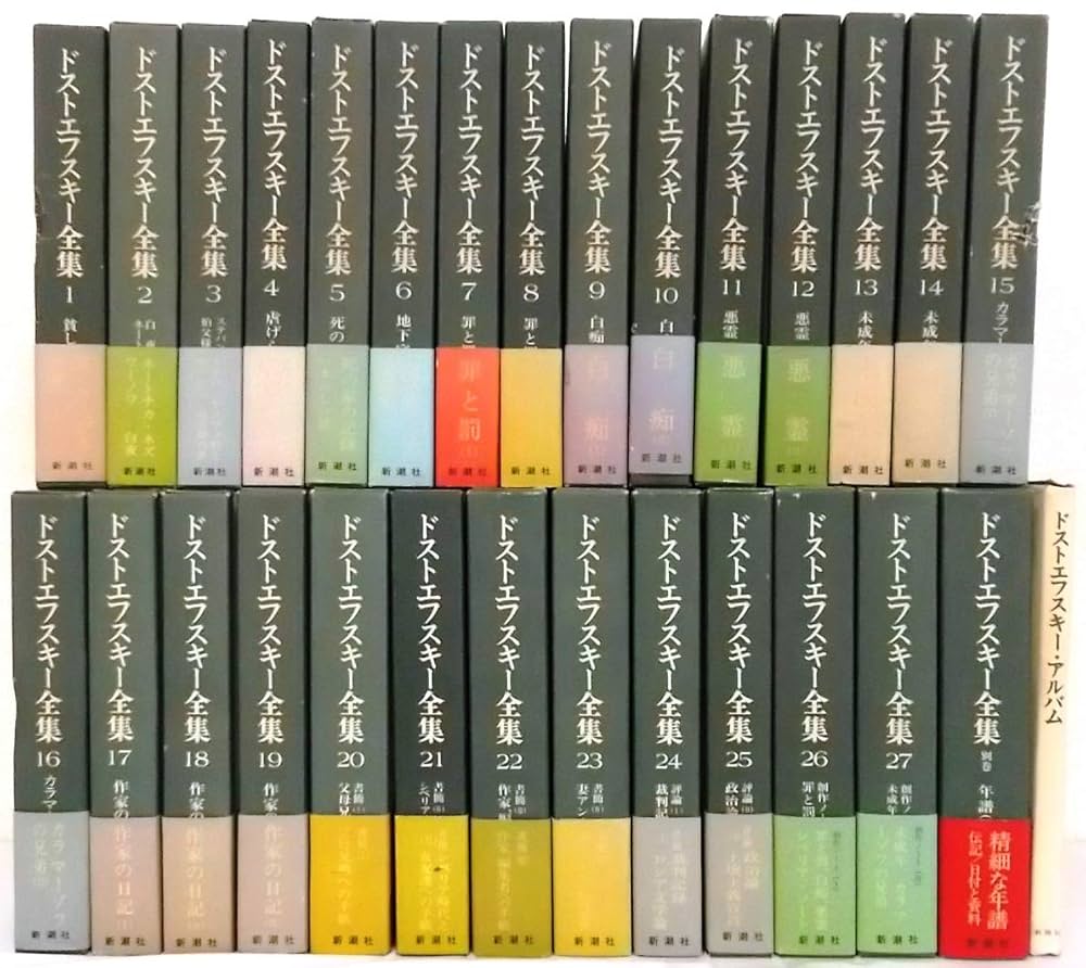 ドストエフスキー 全集 全21巻揃い 全巻セット ドストエーフスキイ