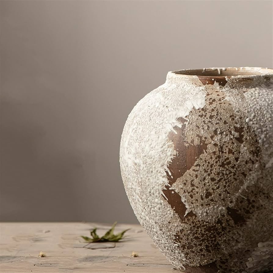 Amazon｜花瓶の装飾 ヴィンテージアンティーク花瓶陶器ポット装飾装飾