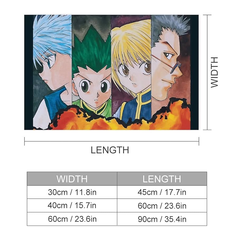 フレーム付き】 A3ポスター ハンター×ハンター 原作イラスト フレーム