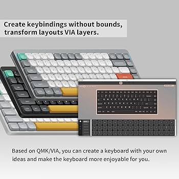 Amazon.com: nuphy Air75 V2 Portable 75% Mechanical Keyboard