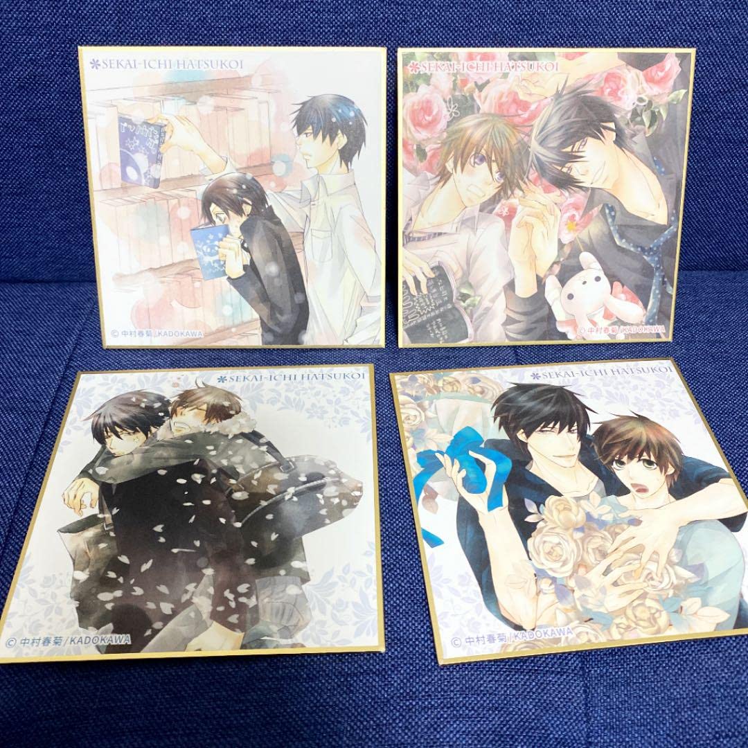 世界一初恋 イラスト入りアクリルボード 小野寺律 高野政宗 / 中村春菊