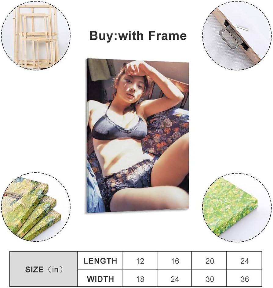 Amazon.co.jp: 小池栄子写真水着セクシー絵画ポスター オフィス ベッド