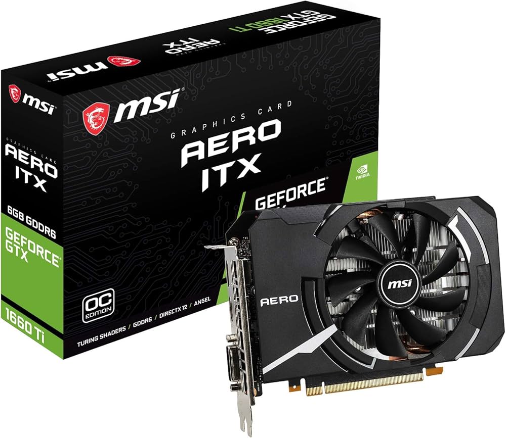 Amazon | MSI GeForce GTX 1660 Ti AERO ITX 6G OC グラフィック