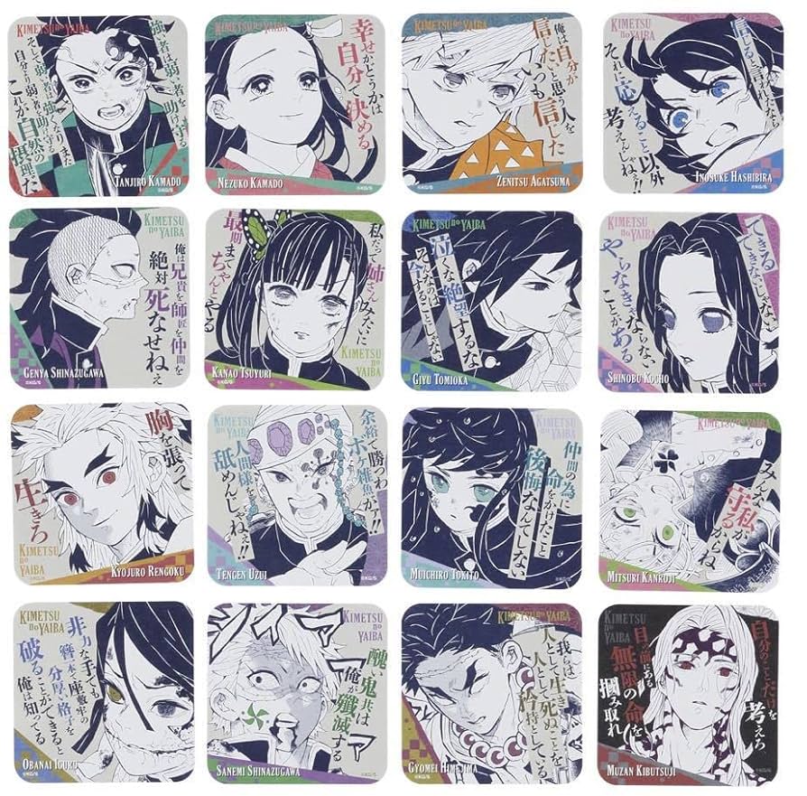 鬼滅の刃アートコースター第1弾全45種 鬼滅の刃
