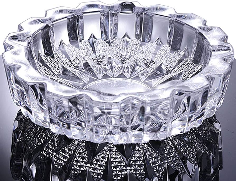 Amazon.co.jp: クリエイティブクリスタルガラス灰皿オフィスホテル