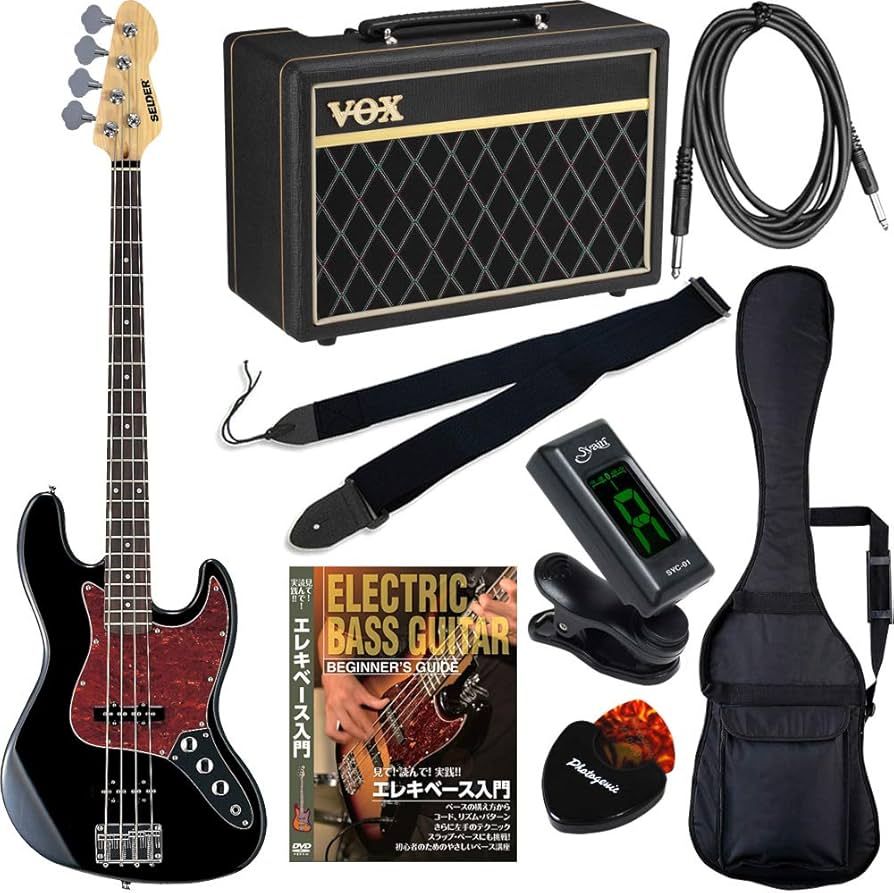 Amazon | SELDER セルダー ベース ジャズベースタイプ JB-30/BK/T VOX