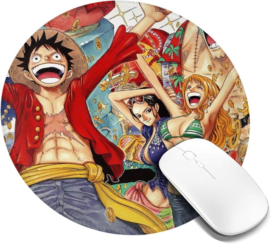 Amazon.co.jp: マウスパッド ワンピース One Piece グッズ 丸型 小型