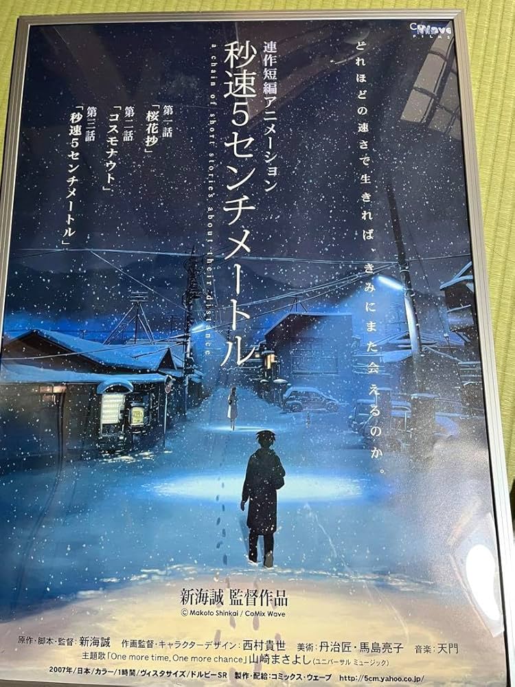 秒速5センチメートル 天気の子 B2ポスター 5枚セット 秒速5センチメートル