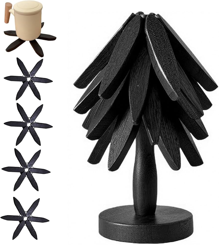 Amazon.com: Wooden Trivets for Hot Dishes, Tree Shape Trivet Set