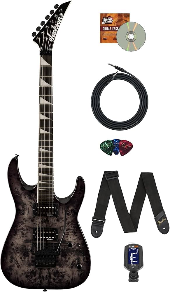 Amazon.com: Jackson JS Series Dinky JS32 DKAP Transparent Black