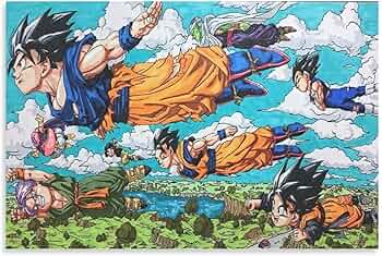 ドラゴンボール ポップアートパネル Amazon.co.jp: Trends